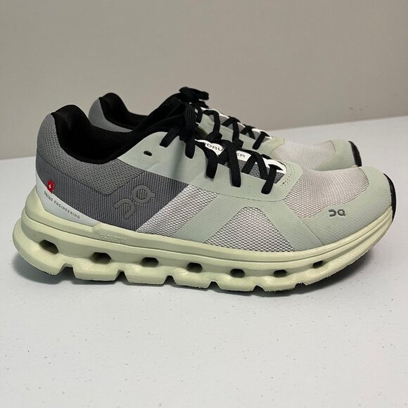 On Running Athletic Shoes in White and Gray - Picture 3 of 16